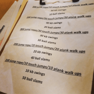 Kicked off the week with a challenging, yet awesome, boot camp class.