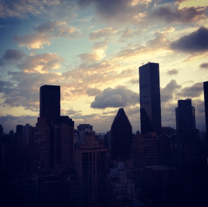 couldn't get enough of this view from my hotel in manhattan. 