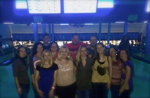 I have the best friends! Birthday bowling fun.