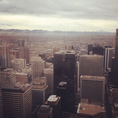 View from strategic planning session.