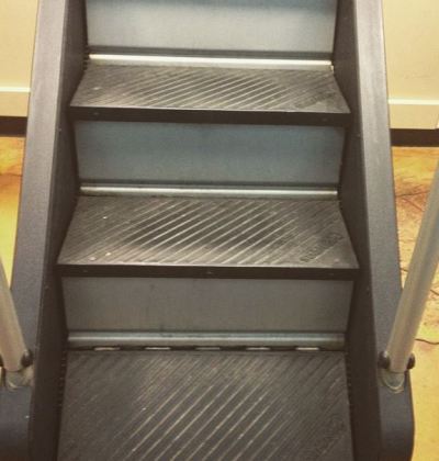 The stairs to nowhere. 