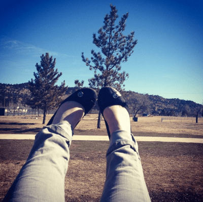 Rules for life: Always take time to swing when at a park.
