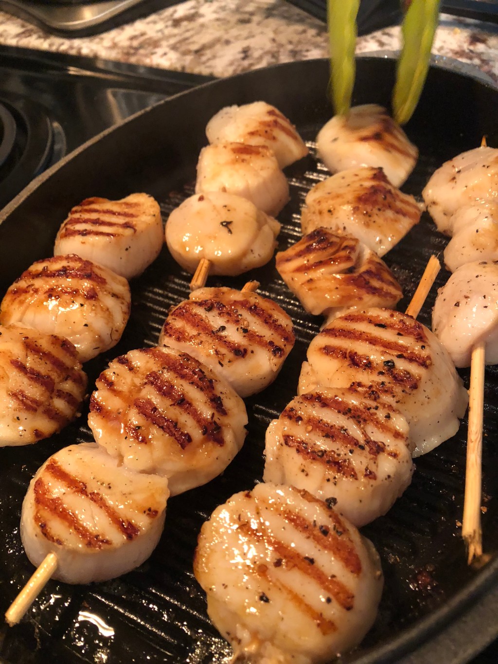 this week in our kitchen: grilled scallops with corn&nbsp;salad