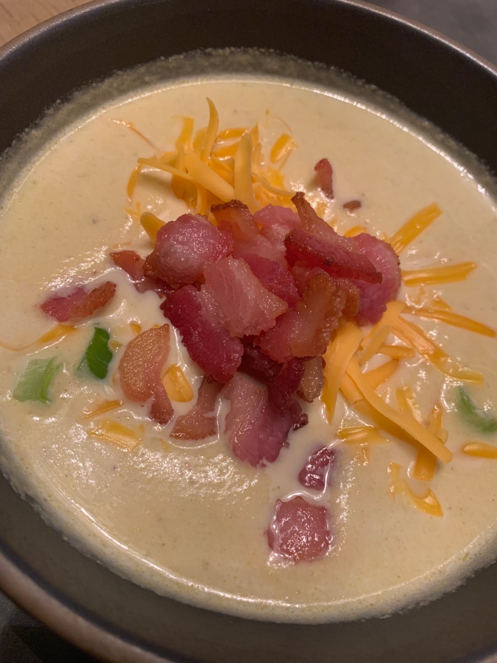 this week in our kitchen: loaded cauliflower&nbsp;soup