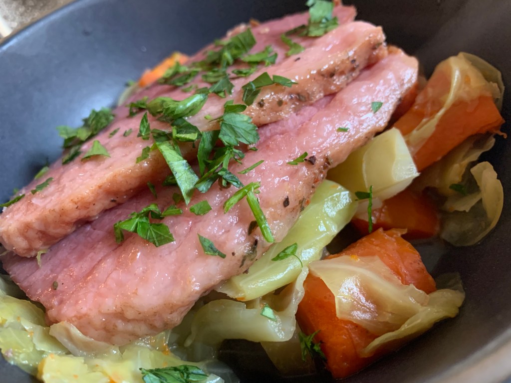 this week in our kitchen: the best corned beef and cabbage&nbsp;EVER